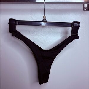 Black Thong Bikini Bottom